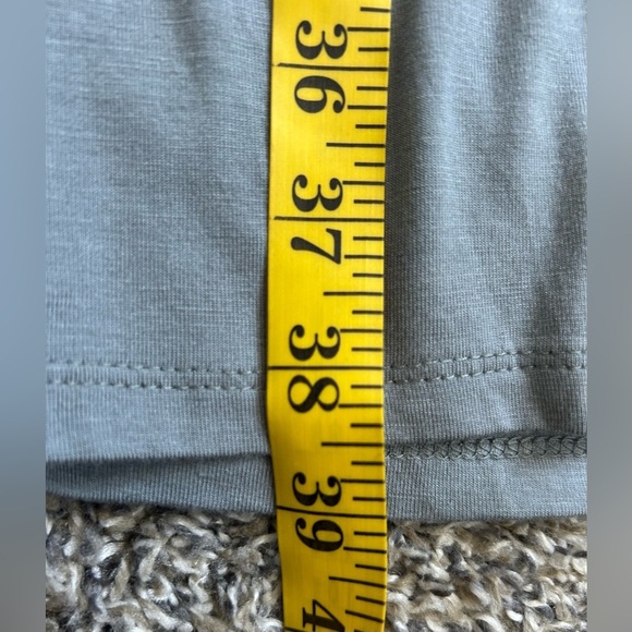 Shop Dordor blue/gray wide leg jumpsuit with halter tie top size small - Picture 6 of 11